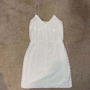 Sabo Skirt White Corset Mini Dress